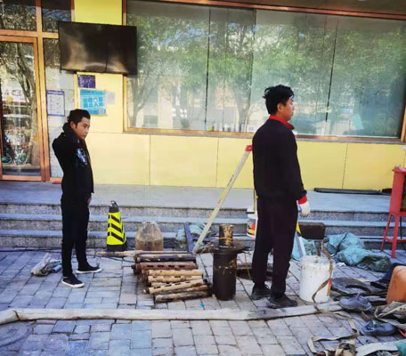 黄骅马路顶管施工